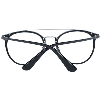 Eyeglasses Frames by Police for men in and black showcases a refined silhouette, detailed with a black coloured frame finish and a sophisticated full-frame frame design.