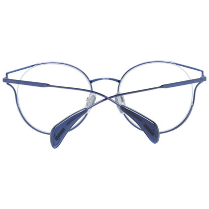 Eyeglasses Frames by Police for women in blue features a refined silhouette, showcasing a refined blue coloured frame and full-frame frame design for a sophisticated, premium look.