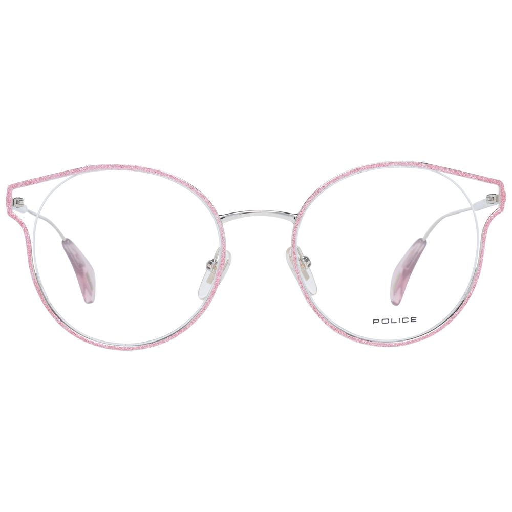 Eyeglasses Frames by Police for women in and pink showcases an refined full-frame frame design featuring a sophisticated rose coloured frame for an refined and refined aesthetic.