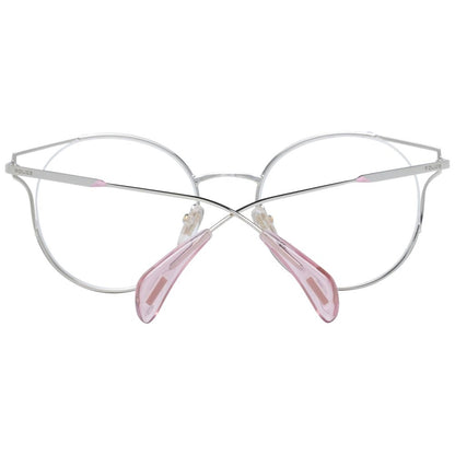 Eyeglasses Frames by Police for women in and pink showcases a refined silhouette, detailed with a rose coloured frame finish and a sophisticated full-frame frame design.