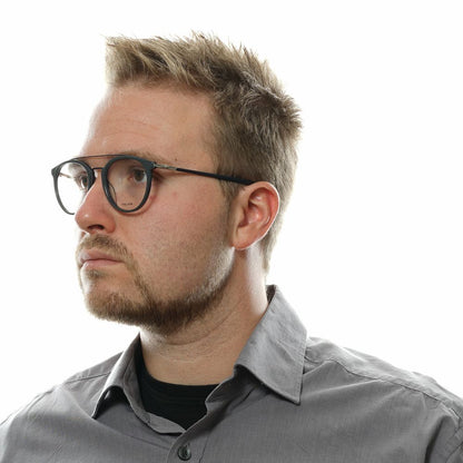 Eyeglasses Frames by Police for men in gray features a refined silhouette, showcasing a refined gray coloured frame and full-frame frame design for a sophisticated, premium look.