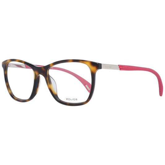 Eyeglasses Frames by Police for women in metal brown features a refined silhouette, showcasing a refined brown coloured frame and full-frame frame design for a sophisticated, premium look.