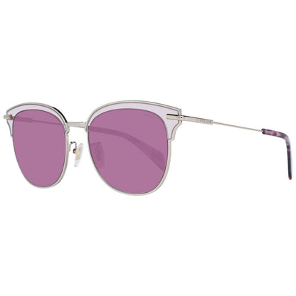 Police Butterfly Gradient Medium-Tint Metal Sunglasses - Burgundy