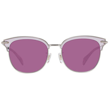Police Butterfly Gradient Medium-Tint Metal Sunglasses - Burgundy