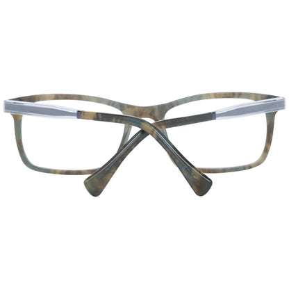Eyeglasses Frames by Police for men in and green showcases a refined silhouette, detailed with a green coloured frame finish and a sophisticated full-frame frame design.