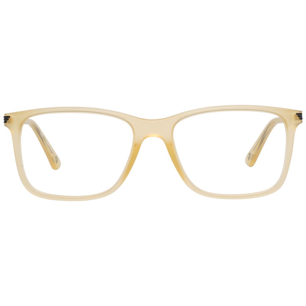 Eyeglasses Frames by Police for men in yellow showcases a refined full-frame frame design with a refined yellow coloured frame finish for a refined and sophisticated look.