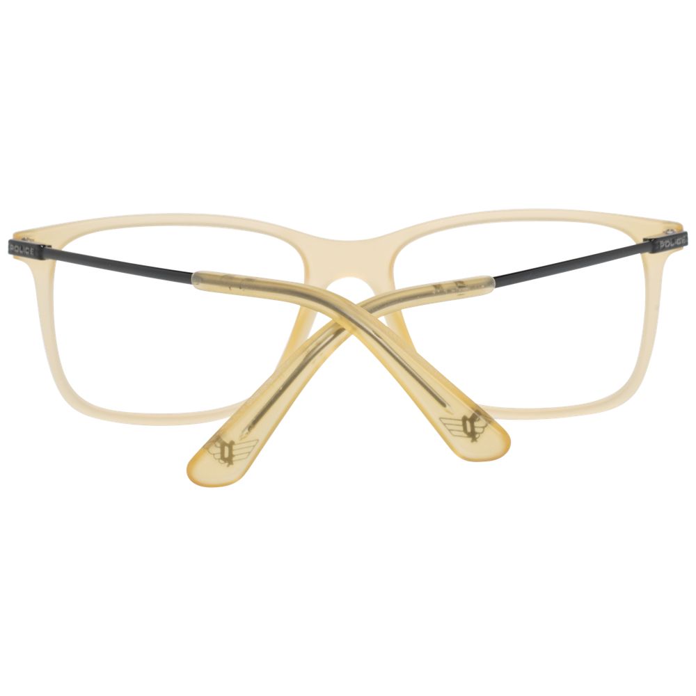 Eyeglasses Frames by Police for men in yellow showcases a refined full-frame frame design with a refined yellow coloured frame finish for a refined and sophisticated look.