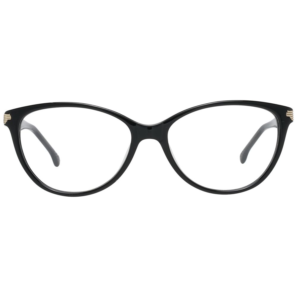 Eyeglasses Frames by Lozza for women in black features a refined silhouette, showcasing a refined black coloured frame and full-frame frame design for a sophisticated, premium look.