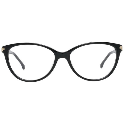 Eyeglasses Frames by Lozza for women in black features a refined silhouette, showcasing a refined black coloured frame and full-frame frame design for a sophisticated, premium look.