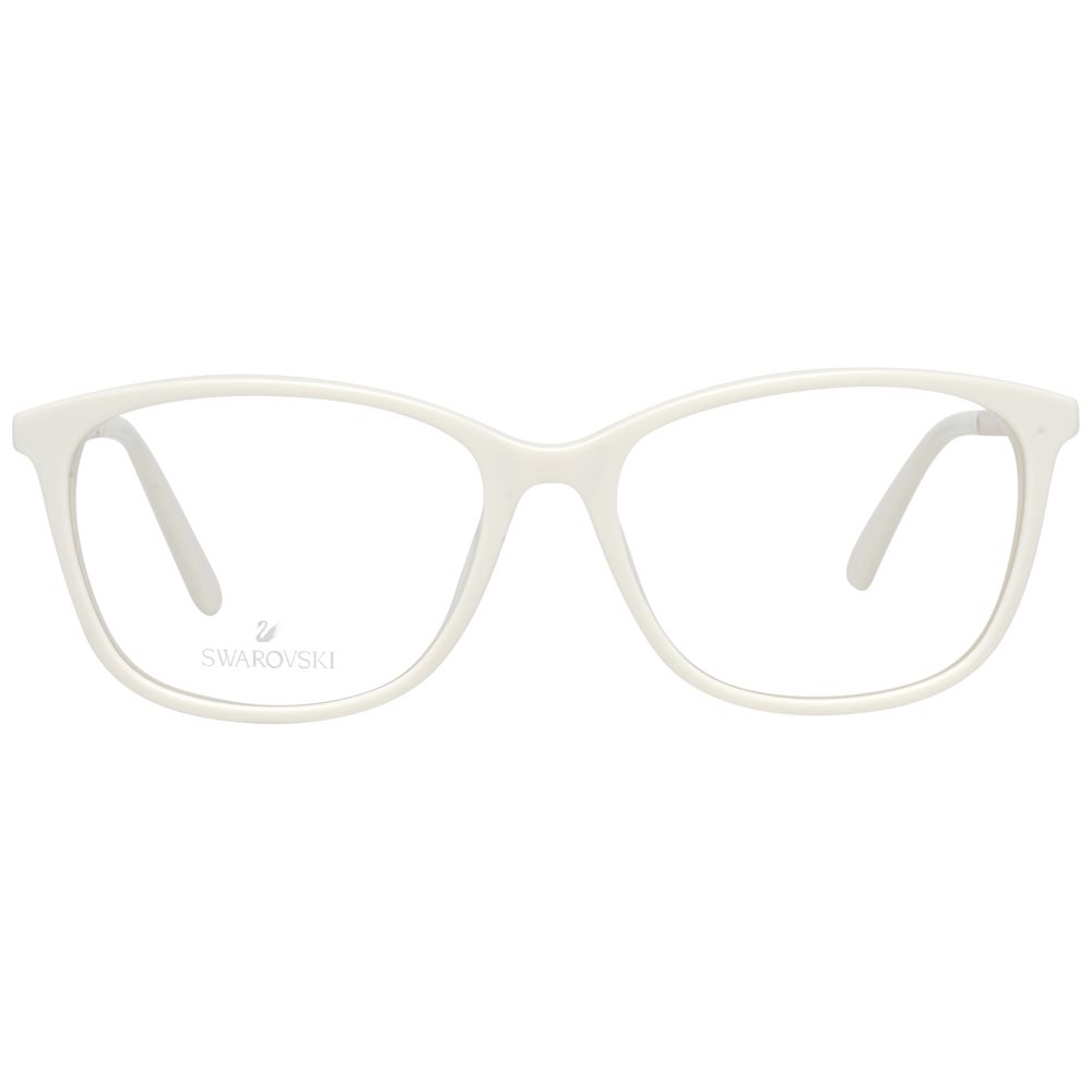 Swarovski Women's Full-Rim Trapezium Metal Eyeglasses Frames - White