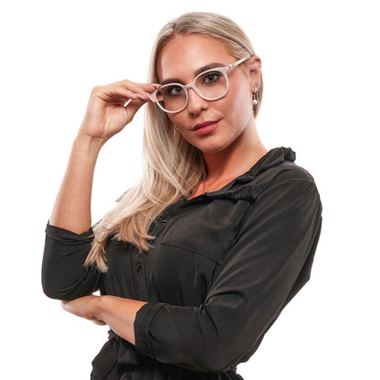 Eyeglasses Frames by Swarovski for women in and white showcases a refined silhouette, detailed with a white coloured frame finish and a sophisticated full-frame frame design.