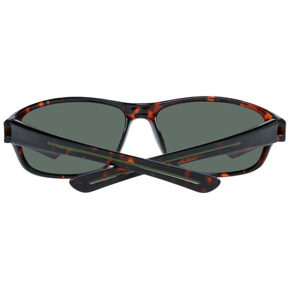 Sunglasses by Guess for unisex in brown features a sumptuous silhouette, showcasing a sumptuous rectangle full-rim frame design in brown coloured frame with high-performance non-polarized category-3-dark-tint lens.