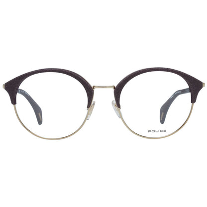 Eyeglasses Frames by Police for women in metal purple showcases a refined full-frame frame design with a refined purple coloured frame finish for a refined and sophisticated look.