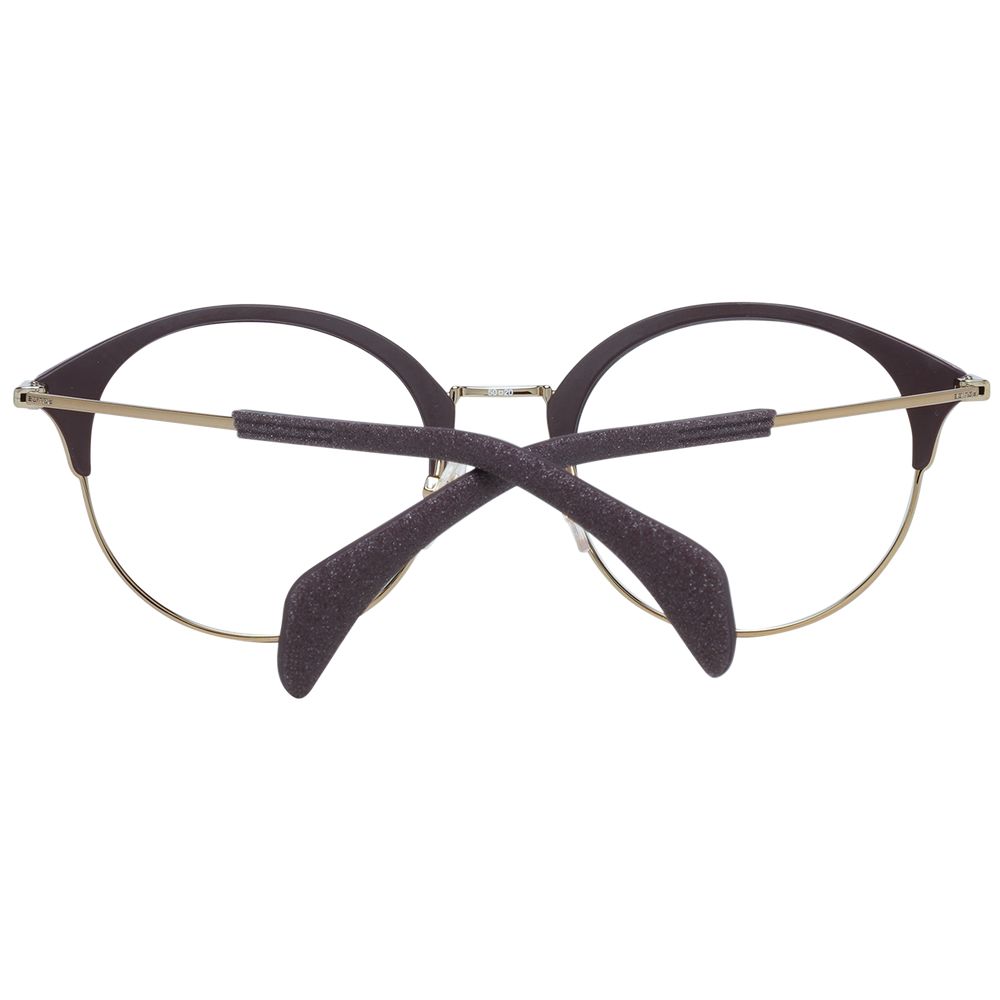 Eyeglasses Frames by Police for women in metal purple features an refined silhouette, showcasing the refined purple coloured frame and sophisticated full-frame frame design.