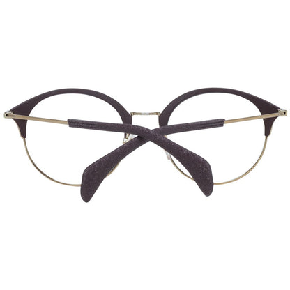 Eyeglasses Frames by Police for women in metal purple features an refined silhouette, showcasing the refined purple coloured frame and sophisticated full-frame frame design.