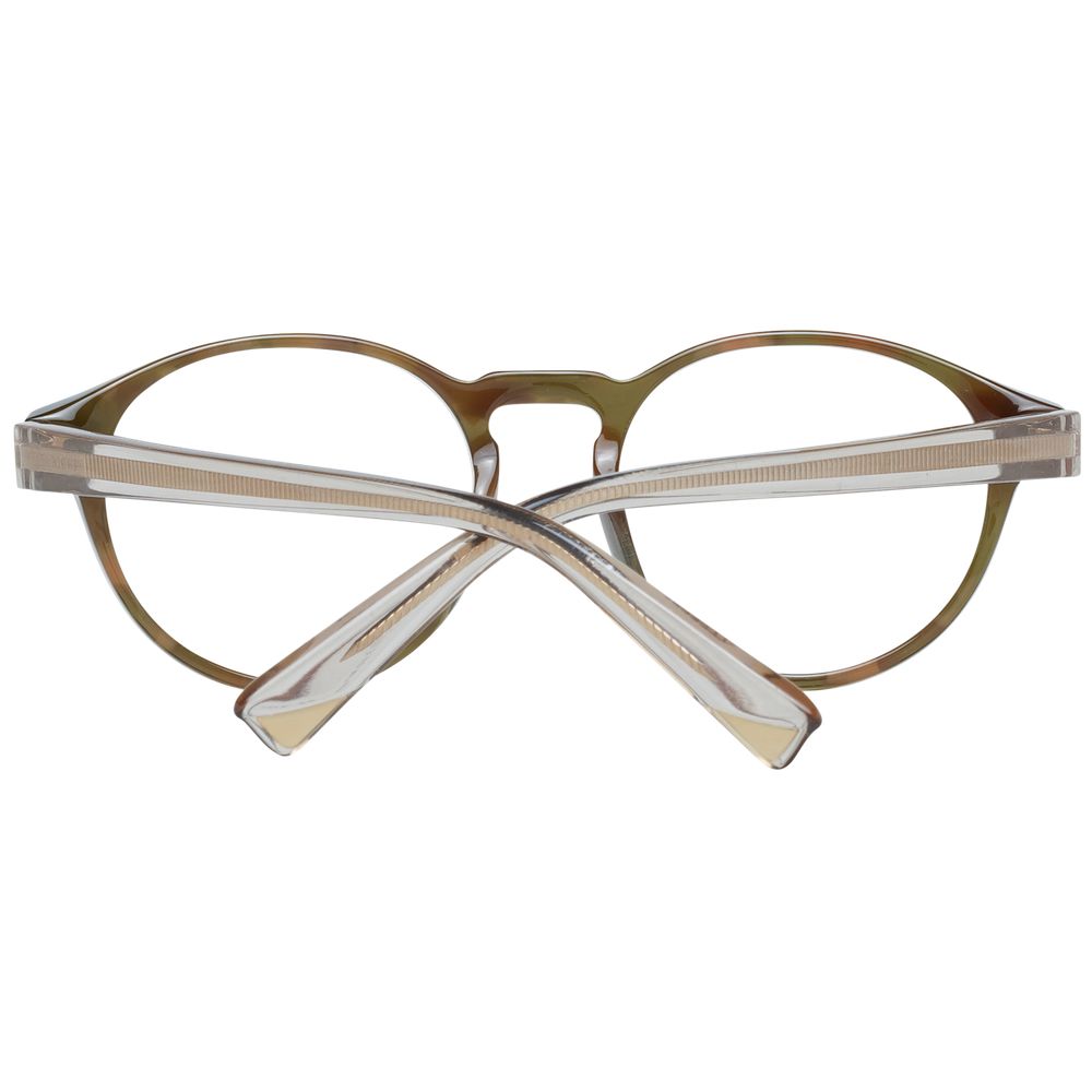 Eyeglasses Frames by Nina Ricci for women in plastic and green showcases an refined full-frame frame design featuring a sophisticated green coloured frame for an refined and refined aesthetic.