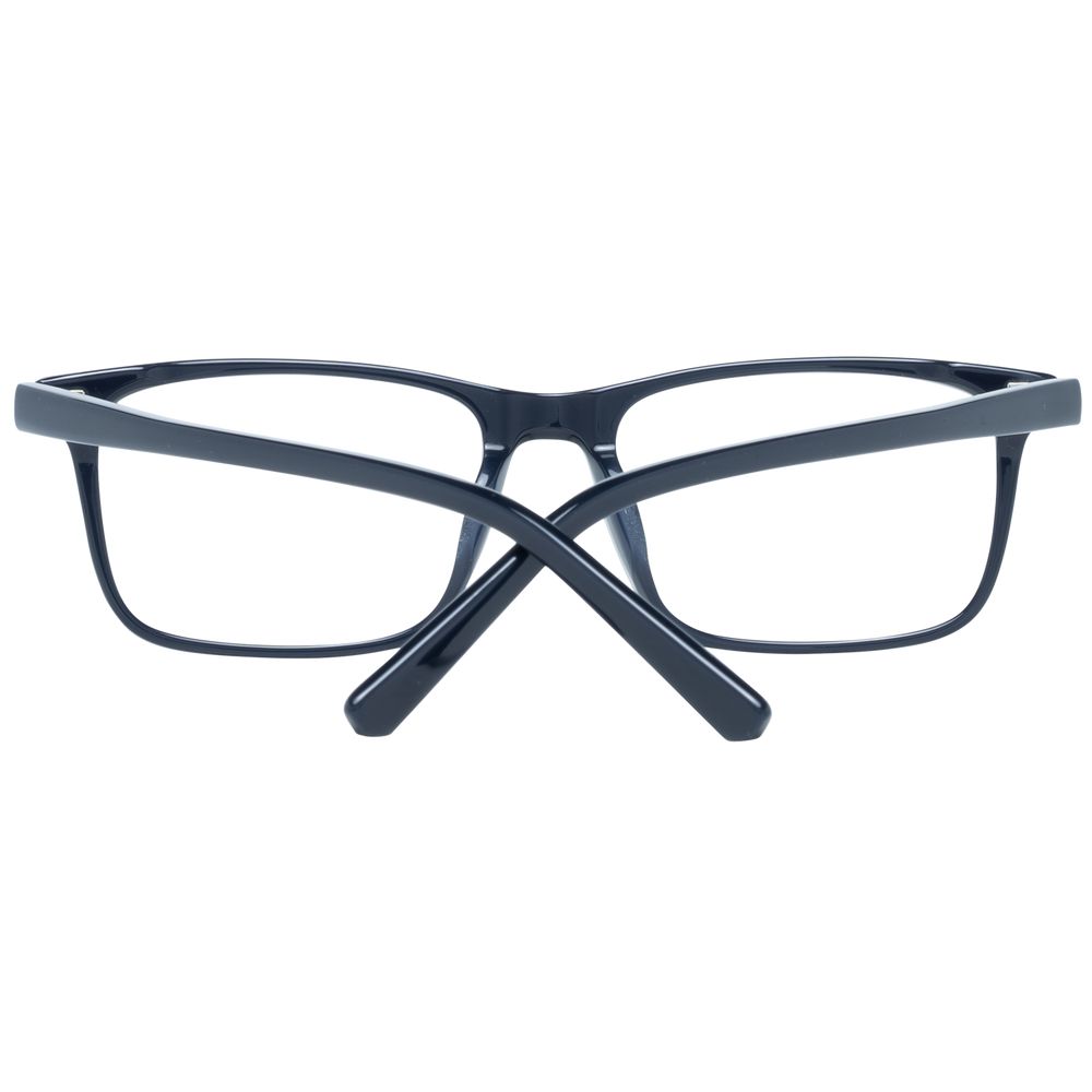 Eyeglasses Frames by Bally for men in plastic black features a refined silhouette, showcasing a refined black coloured frame and full-frame frame design for a sophisticated, premium look.
