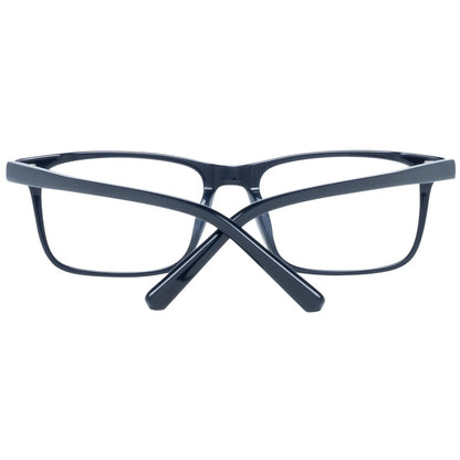 Eyeglasses Frames by Bally for men in plastic black features a refined silhouette, showcasing a refined black coloured frame and full-frame frame design for a sophisticated, premium look.