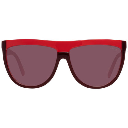 Sunglasses by Emilio Pucci for women in burgundy features an ethereal full-rim oval frame design with burgundy coloured frame frames and gradient category-2-medium-tint lens for a ethereal finish.