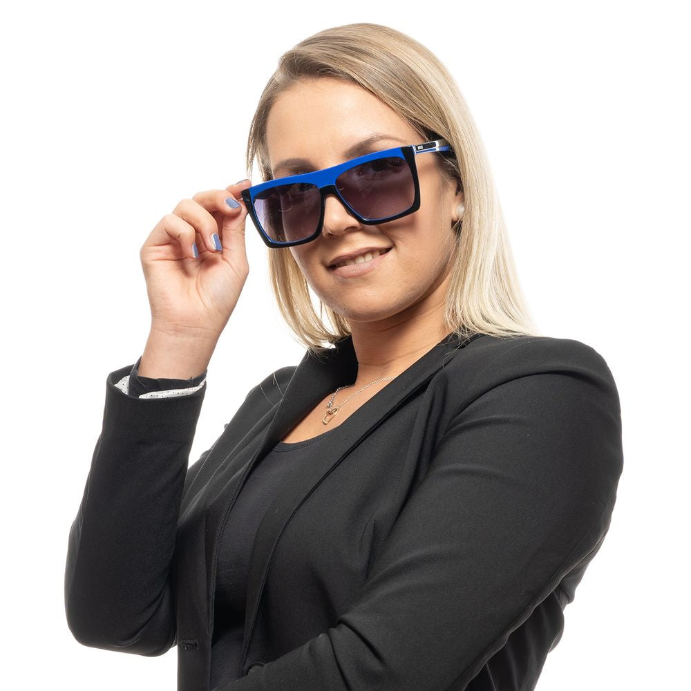 Sunglasses by Emilio Pucci for women in and multicolor featuring an opulent rectangle full-rim frame design with a sophisticated multicolor coloured frame finish and high-performance gradient category-3-dark-tint lens.