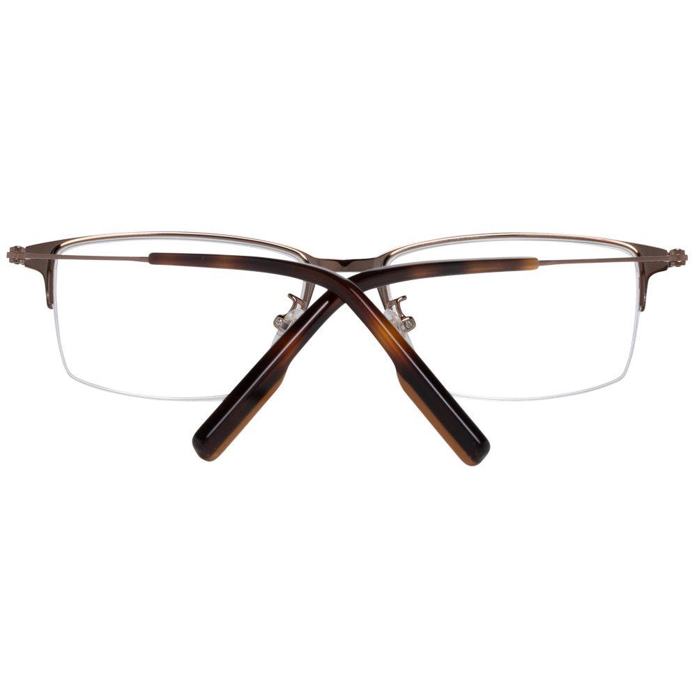 Eyeglasses Frames by Ermenegildo Zegna for men in and bronze showcases an refined half-frame frame design featuring a sophisticated bronze coloured frame for an refined and refined aesthetic.