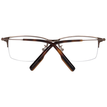 Eyeglasses Frames by Ermenegildo Zegna for men in and bronze showcases an refined half-frame frame design featuring a sophisticated bronze coloured frame for an refined and refined aesthetic.