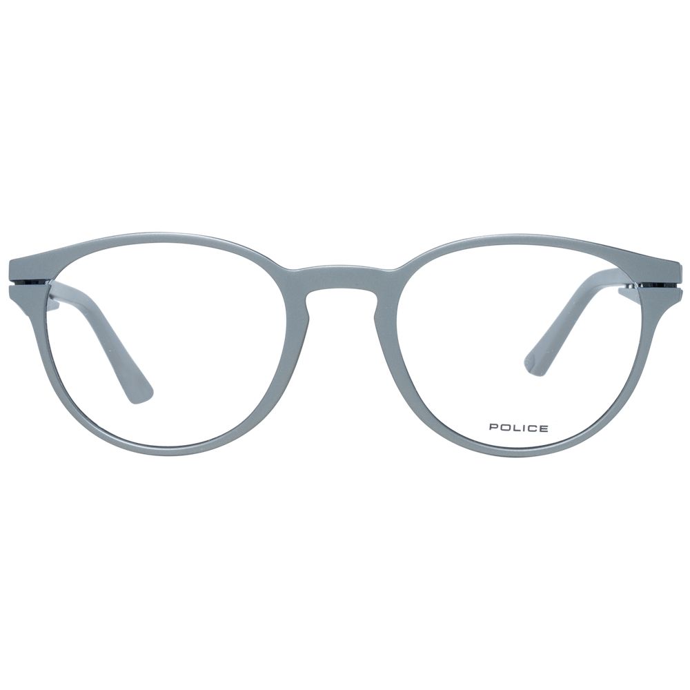 Eyeglasses Frames by Police for men in gray features an refined silhouette, showcasing a sophisticated gray coloured frame and refined full-frame frame design for a refined look.