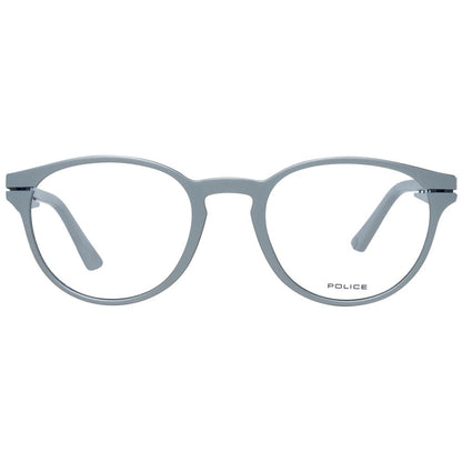 Eyeglasses Frames by Police for men in gray features an refined silhouette, showcasing a sophisticated gray coloured frame and refined full-frame frame design for a refined look.