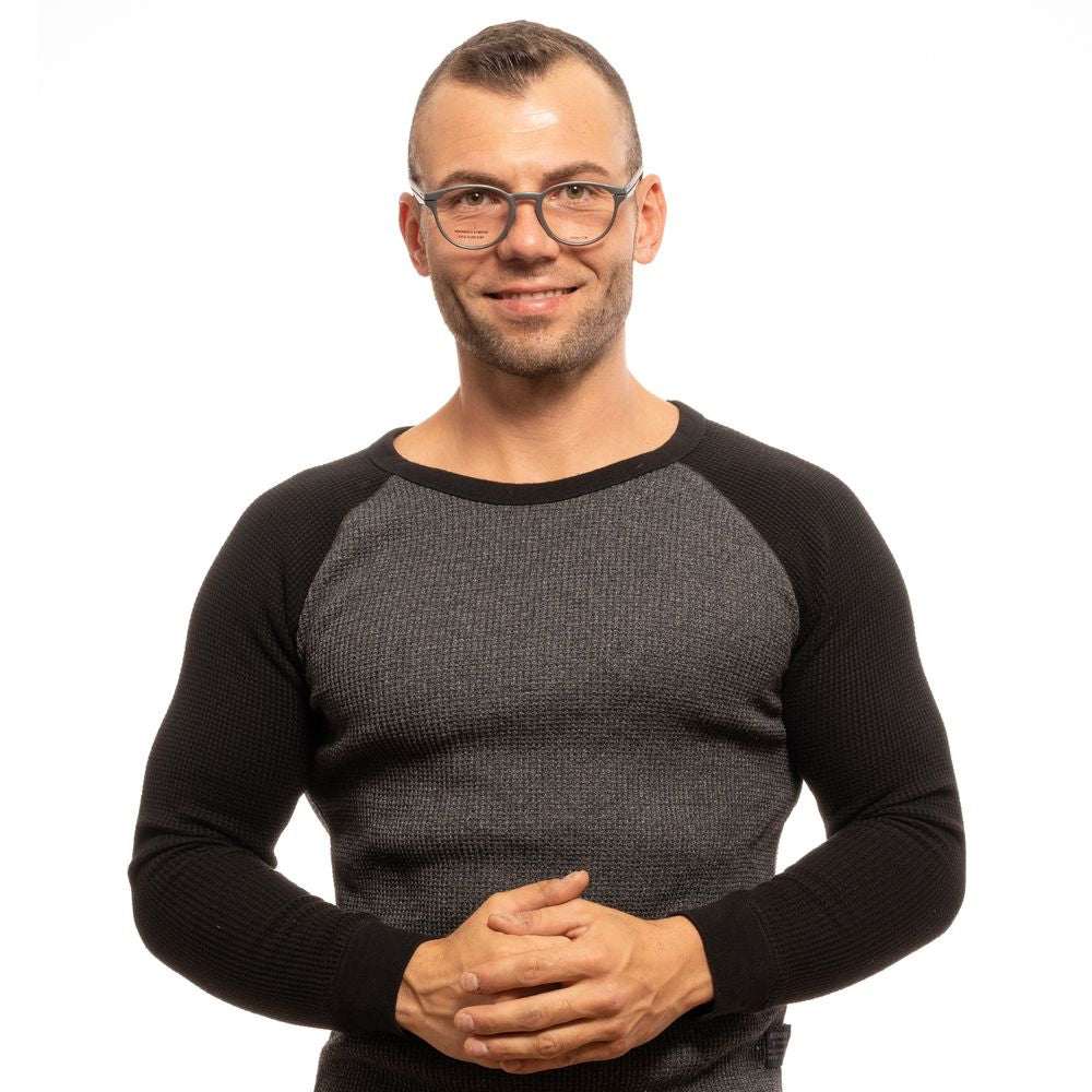 Eyeglasses Frames by Police for men in gray features an refined silhouette, showcasing the refined gray coloured frame and sophisticated full-frame frame design.