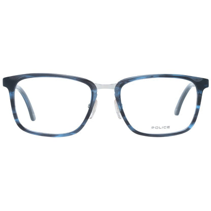 Eyeglasses Frames by Police for men in blue showcases a refined full-frame frame design with a refined blue coloured frame finish for a refined and sophisticated look.