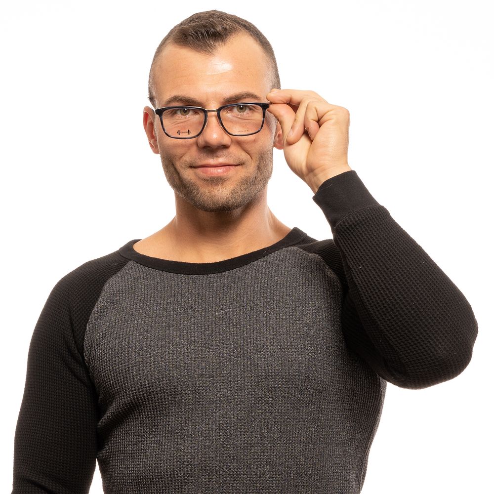 Eyeglasses Frames by Police for men in blue features an refined silhouette, showcasing the refined blue coloured frame and sophisticated full-frame frame design.