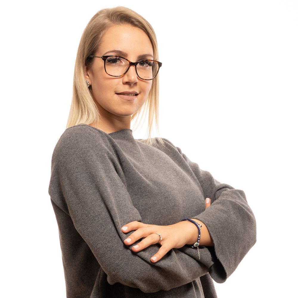 Eyeglasses Frames by Police for women in brown showcases a refined full-frame frame design with a refined brown coloured frame finish for a refined and sophisticated look.