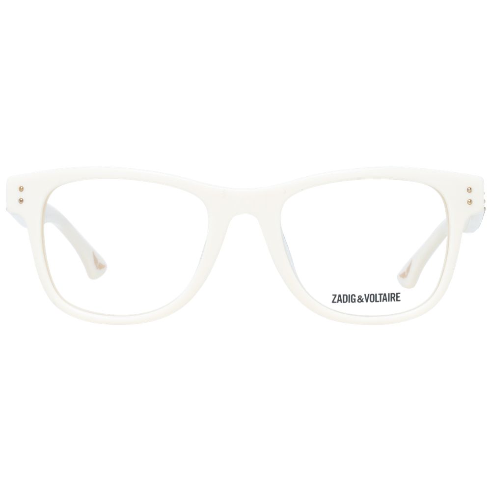 Eyeglasses Frames by Zadig & Voltaire for women in cotton cream showcases a refined full-frame frame design with a refined finish for a refined and sophisticated look.