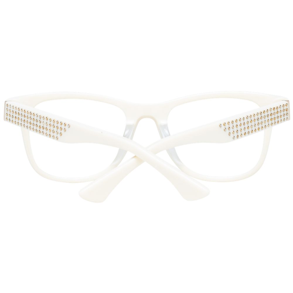Eyeglasses Frames by Zadig & Voltaire for women in cotton cream features an refined silhouette, showcasing a sophisticated and refined full-frame frame design for a refined look.