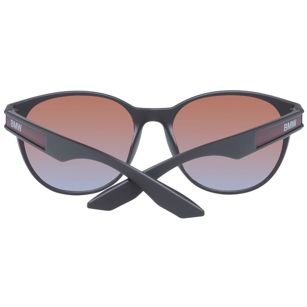 Sunglasses by BMW for men in brown features an ethereal full-rim round frame design with brown coloured frame frames and category-2-medium-tint lens for a ethereal finish.