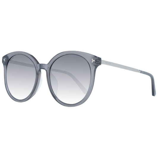 Sunglasses by Bally for women in and gray presents a sumptuous silhouette, featuring gray coloured frame and full-rim round frame design with gradient category-3-dark-tint lens for a sumptuous look.