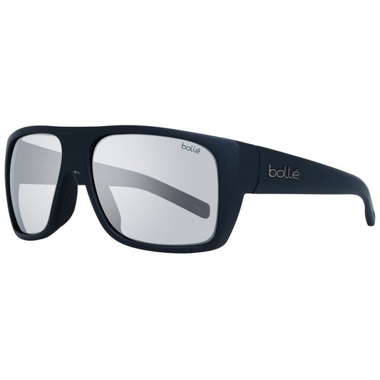 Sunglasses by Bolle for unisex in and black featuring an opulent rectangle full-rim frame design with a sophisticated black coloured frame finish and high-performance polarized category-3-dark-tint lens.
