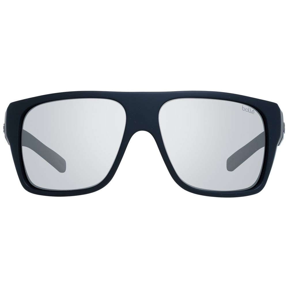 Sunglasses by Bolle for unisex in and black presents a sumptuous silhouette, featuring black coloured frame and rectangle full-rim frame design with polarized category-3-dark-tint lens for a sumptuous look.