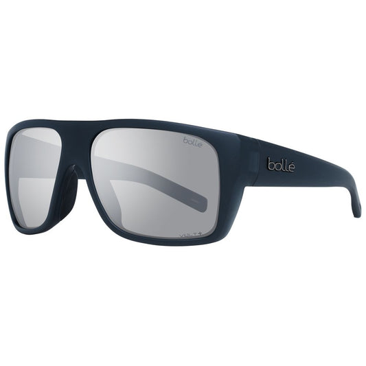 Sunglasses by Bolle for unisex in plastic black features a sumptuous silhouette, showcasing a sumptuous rectangle full-rim frame design in black coloured frame with high-performance polarized category-3-dark-tint lens.