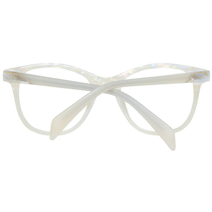 Eyeglasses Frames by Maje for women in cotton and pearl showcases an refined full-frame frame design featuring a sophisticated pearl coloured frame for an refined and refined aesthetic.