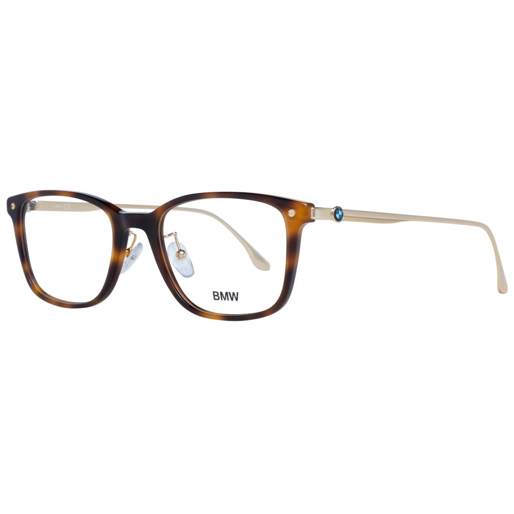 Eyeglasses Frames by BMW for men in brown & multicolor showcases a reflective silhouette, artfully incorporating a sophisticated brown coloured frame with a distinct full-frame frame design.