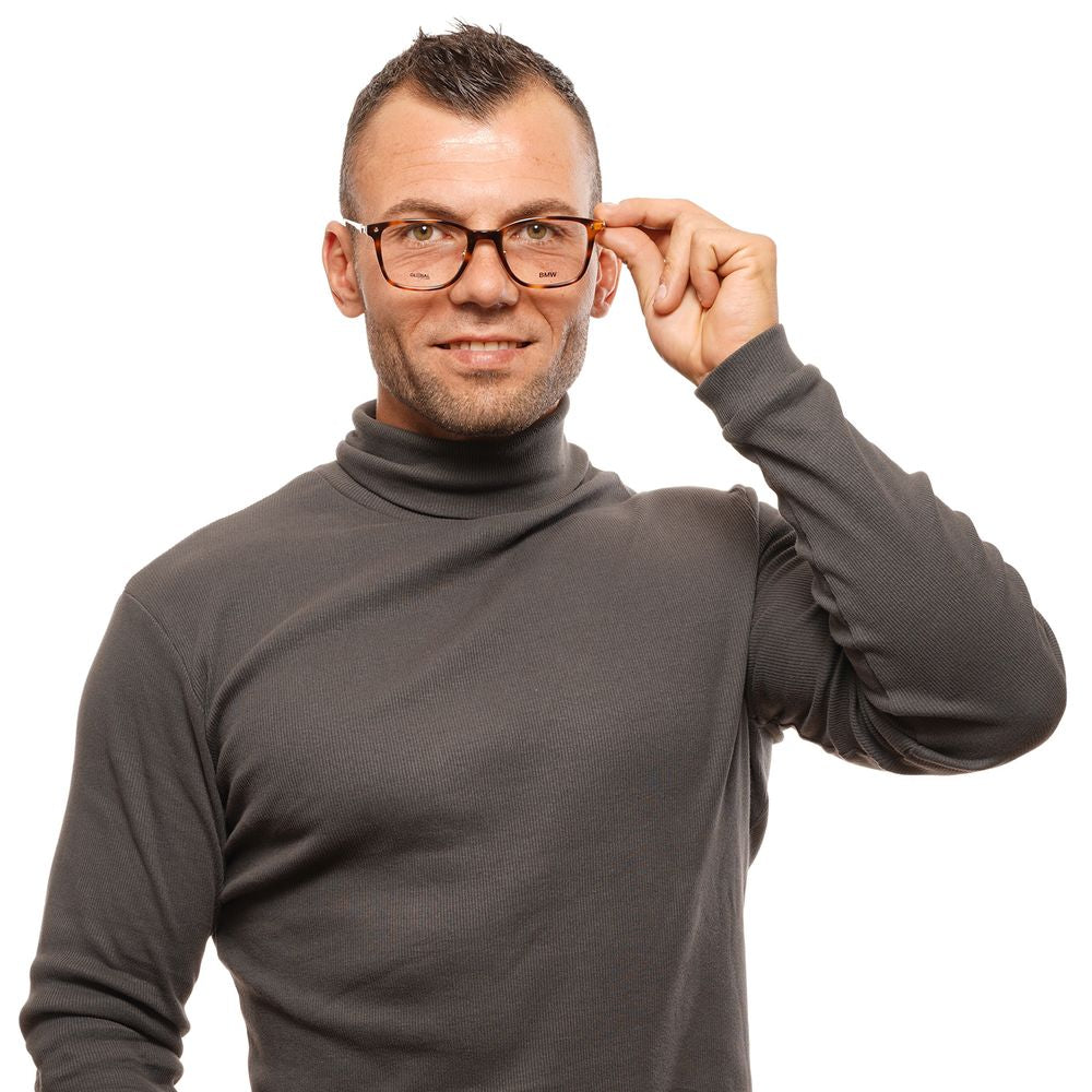 Eyeglasses Frames by BMW for men in brown & multicolor features an refined silhouette, showcasing the refined brown coloured frame and sophisticated full-frame frame design.