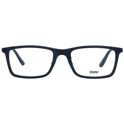 Eyeglasses Frames by BMW for men in black showcases a reflective silhouette, artfully incorporating a sophisticated black coloured frame with a distinct full-frame frame design.