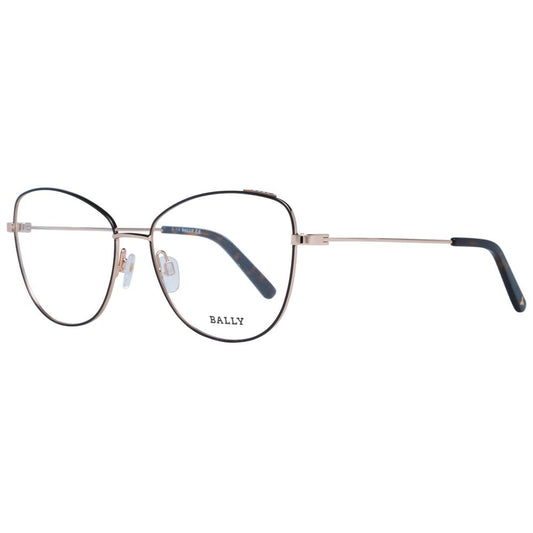 Eyeglasses Frames by Bally for women in plastic black features an refined silhouette, showcasing the refined black coloured frame and sophisticated full-frame frame design.