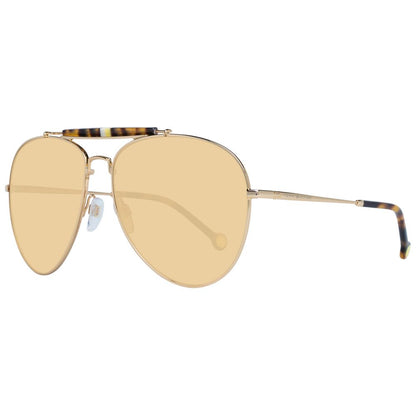 Tommy Hilfiger Aviator Gradient Medium-Tint Metal Sunglasses - Gold