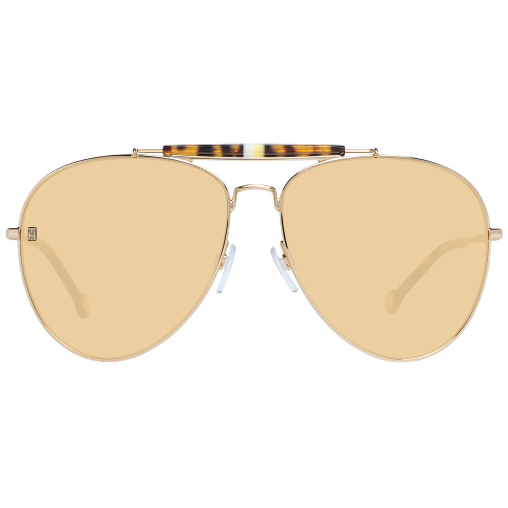Tommy Hilfiger Aviator Gradient Medium-Tint Metal Sunglasses - Gold