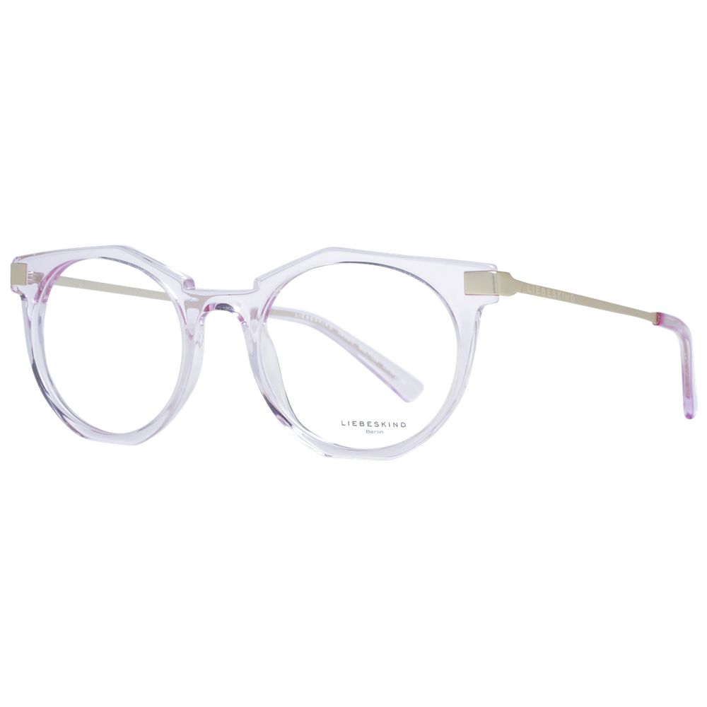 Eyeglasses Frames by Liebeskind for unisex in acetate and purple showcases a refined silhouette, detailed with a purple coloured frame finish and a sophisticated full-frame frame design.