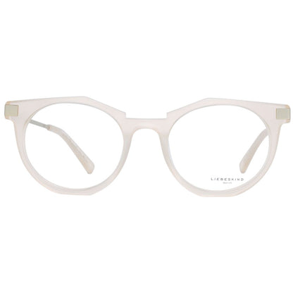 Eyeglasses Frames by Liebeskind for unisex in and beige showcases an refined full-frame frame design featuring a sophisticated beige coloured frame for an refined and refined aesthetic.