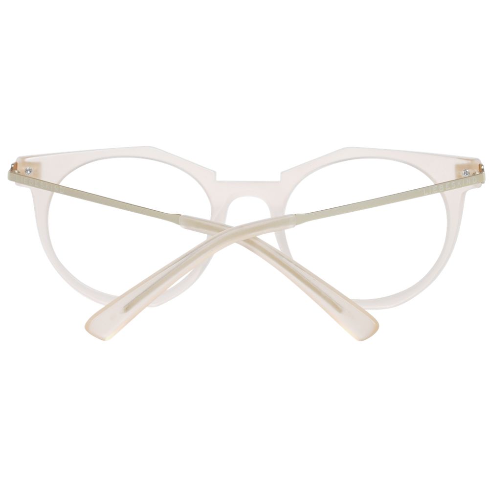 Eyeglasses Frames by Liebeskind for unisex in and beige showcases an refined full-frame frame design featuring a sophisticated beige coloured frame for an refined and refined aesthetic.