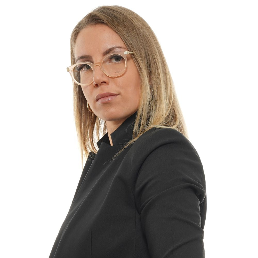 Eyeglasses Frames by Liebeskind for unisex in and beige showcases a refined silhouette, detailed with a beige coloured frame finish and a sophisticated full-frame frame design.